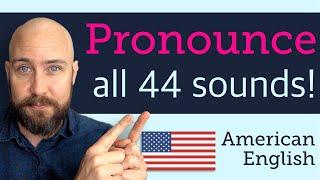 How to Say EVERY SOUND in American English | 44 Sounds of American English