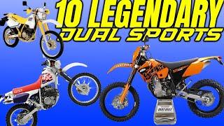 10 LEGENDARY DUAL SPORT BIKES!