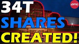 AMC 34T FAKE SHARES CREATED! Short Squeeze Update