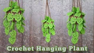 Crochet Hanging Plant l Crochet Car Hanging Plant l crochet vines easy pattern