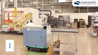 Fully Collaborative Robotic MiR Autonomous Mobile Robot (AMR) Solution for Part Transfers