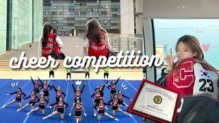 Korean international cheer comp vlog//last goodbye, performances