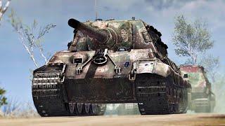 Jagdtiger vs Sherman tanks