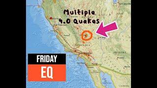 4.7 Earthquake Southern California. Swarm of 4.0s Friday 10/25/2024