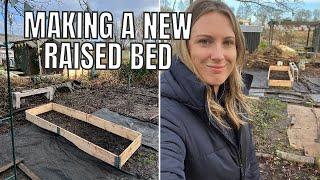 MAKING A NEW RAISED BED / ALLOTMENT GARDENING UK