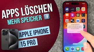 iPhone 15 Pro Apps löschen