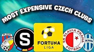 Top 16 Most Valuable Clubs in Czech Fortuna Liga! (Sparta Praga, Slavia Praga... )