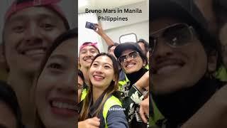 Bruno Mars Arrives In The Philippines For Manila Consert #brunomars #philippines #tour #shorts #vip
