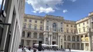 Humboldt Forum in Berlin!  The NEW Berlin Palace. on Museum Island . Palast of the Republik