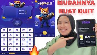 GAME DAPAT DUIT TOUCH N GO EWALLET  SPACE WORDS APP TERBUKTI MASIH LEGIT MEMBAYAR SAMPAI SEKARANG