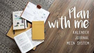 Plan with me - DIY Kalender, Bullet Journal, Organisationsstuktur