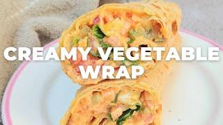 Spicy Yogurt Vegetable Wrap - Flavours Treat