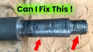 Easiest Way to Fix a Trailer Axle Shaft (Faster than Replacing)@Abom79