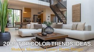 Modern Minimalist Luxury Home Tour: 2025 Top Color Trends & Aesthetic Interior Design Ideas