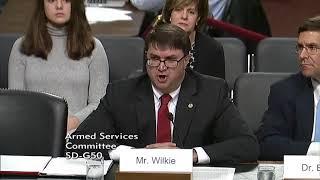 SASC: Tillis Introduces Robert Wilkie To Be Under Sec Of Defense For Personnel & Readiness