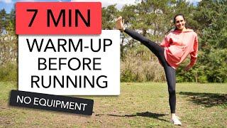 7 MIN WARM-UP BEFORE RUNNING | PRE-RUN EXERCISES FOR RUNNERS