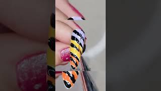 Easy/Simple drag marble nailart for beginners #nails #shorts #nailart