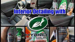 Interior Detailing A Dirty Tesla w/ Turtle Wax NEW Interior Lineup + Disinfectant (So Long Covid!)