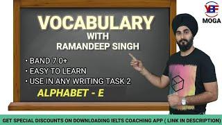 Best Ielts Vocabulary Video By IELTS Expert #RamandeepSingh For IELTS Writing And Speaking #ramansir