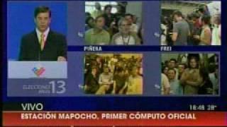 Primer computo oficial Elecciones Presidenciales 2009