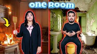 Living In Only One Room For 24 Hours | Hungry Birds