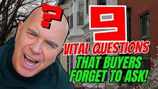 DON'T BE DUMB || 9 Vital Questions MD Home Buyers Forget To Ask