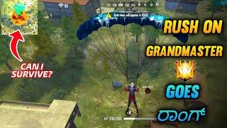 FREE FIRE KANNADA ||PLAYING RUSH ON GRANDMASTER ||THE DD⭐||