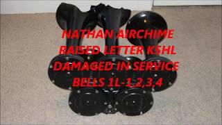 Raised Letter Nathan Airchime K5HL Locomotive Train Horn