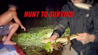 Catching Caimans With Bare Hands in The Amazon Jungle