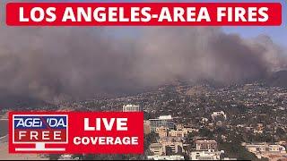 LA Fires: Palisades Fire, Eaton Fire - LIVE Breaking News Coverage (also Hollywood & Studio City)