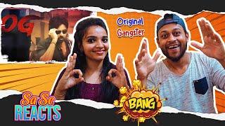 OG Glimpse REACTION | Pawan Kalyan | Sujeeth | Thaman S | MUMBAI TAMIL COUPLE