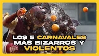 Los 5 carnavales más BIZARROS, VIOLENTOS y EXTREMOS • #Datazo