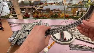 October N Scale Layout Update and #4 Turnouts