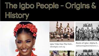 THE ORIGIN OF IGBO |TRIBE, RELIGION AND LANGUAGE |Igbo Culture & tradition.