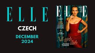 ELLE CZECH REPUBLIC DECEMBER 2024 | Karo Mrozkova | Magazine Flip Through | Glossy Magazine Heaven