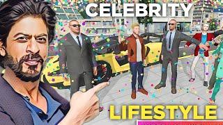 Playing celebrity lifestyle games in mobile