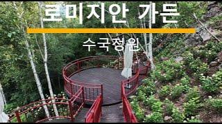 산꼭대기 비밀의 정원 정선 로미지안가든 | 수국정원 | 자작나무숲 |심언사연길 데크길|치유와 성찰의 숲 |Romyzian Garden Jeongseon-gun Gangwon-do|