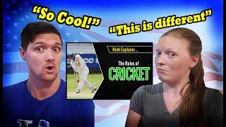 Americans React to "The Rules of Cricket Explained!"