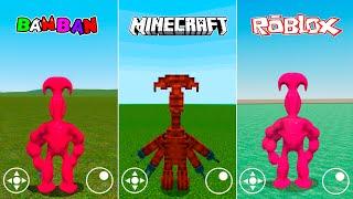 What if I Become Syringeon MINECRAFT vs ROBLOX vs Garten of banban 7