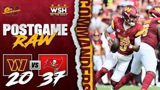 Washington Commanders LOSE BIG in Tampa Bay 37-20 | Jayden Daniels Scores Twice & Baker ON 