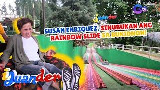 Susan Enriquez, sinubukan ang rainbow slide sa Bukidnon!  | I Juander