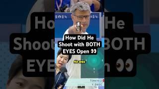How can he shoot with BOTH eyes open | Physiologic diplopia 
