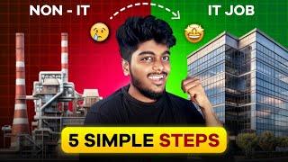 How to move Non-IT to IT Job Easily - 5 Simple Steps | non it to it career tamil | HR Navin