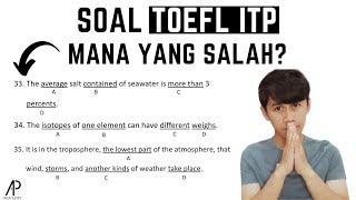 Mendeteksi KESALAHAN Soal TOEFL Written Expression dengan CEPAT dan TEPAT No 26-35