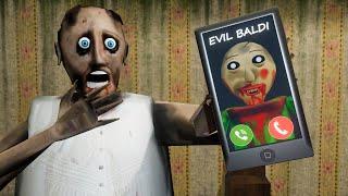 Granny found Evil Baldi phone  MorAni Animation