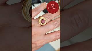 Anillo Elegante #bisuteria #diy #handmade #ring #tutorial #alambrismo