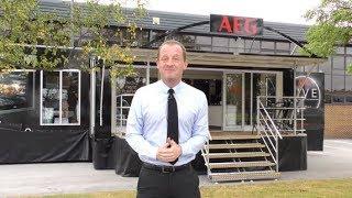 The AEG Mobile Training Academy visits Marks Electrical