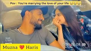 Haris Rauf fiance muzna masood malik| Haris rauf and muzna got engaged ️ #harisrauf #muznamasood