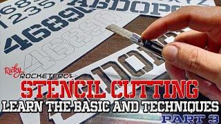 How to "STENCIL CUT" part 3