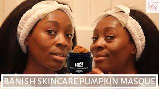 BANISH SKINCARE PUMPKIN ENZYME MASQUE REVIEW | ACNE SCARS, HYPERPIGMENTATION, DARK SPOTS | byalicexo